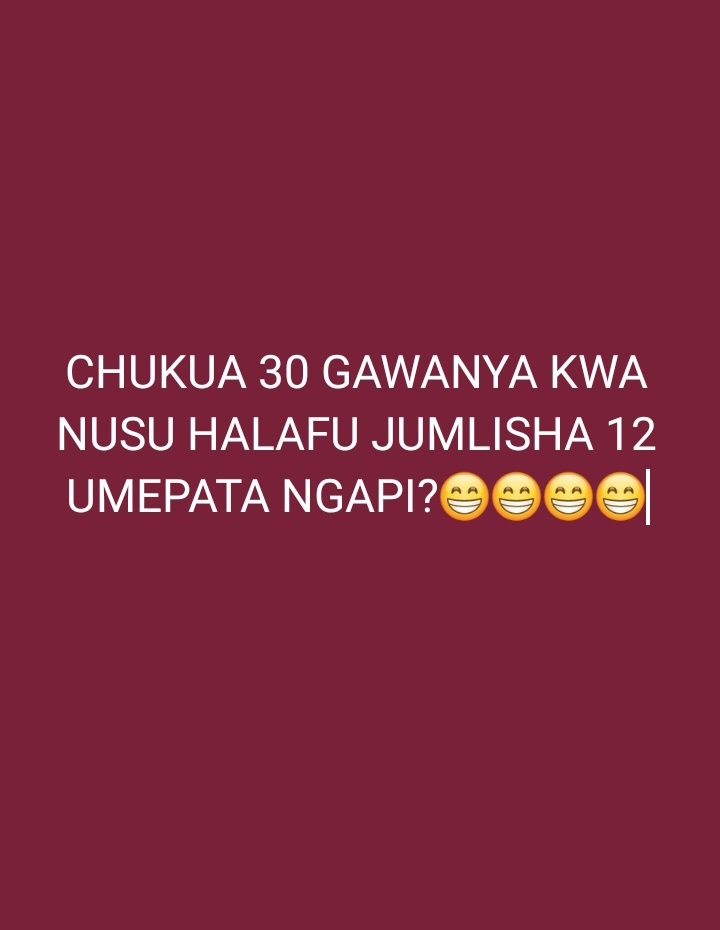 Aduiwayanga's tweet photo. Tuwaone waliokimbia hesabu😀😀 https://t.co/T1xrhn73hP