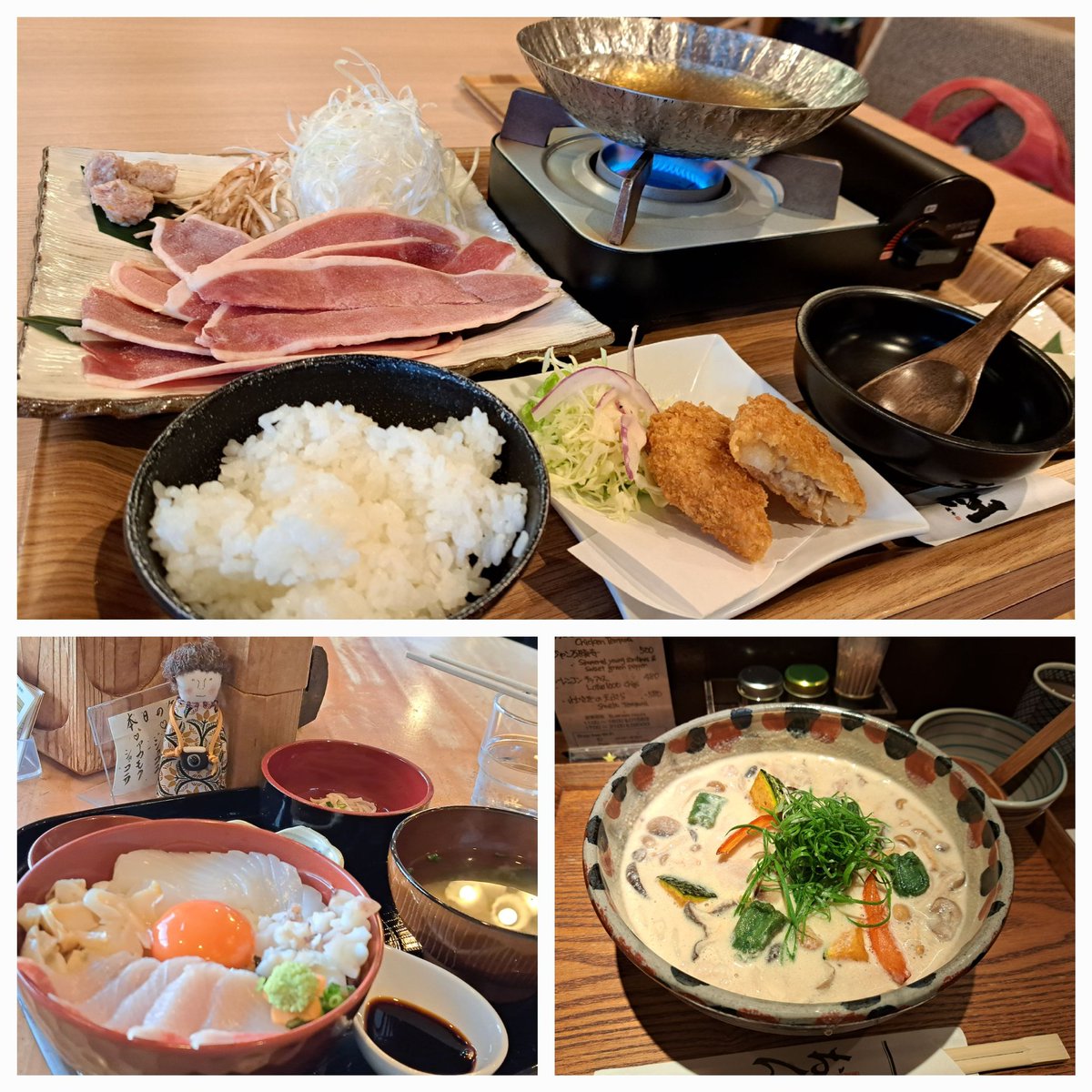 888aone's tweet photo. 京都の思い出⑤(最後は“食”)
#はしたて 「煖々(鴨鍋)」
#空 「鴨しゃぶ和膳」
#つるや食堂 「丹後お宝丼」
#おめん 「京生麩入ごま豆乳うどん」
#スマート珈琲 「ホットケーキ」
#老松 の生菓子
#志津屋 「カルネ」
#市川屋珈琲 「季節のフルーツサンド」(干柿,洋梨,苺,キウイ)干柿が良い😋 https://t.co/m0hJUA3ptx