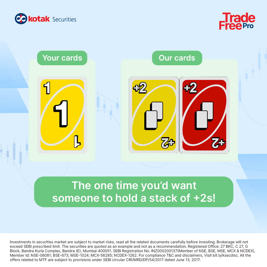 kotakneo's tweet photo. Our cards are here to boost your trading potential upto 4x with the Trade Free Pro Plan.
Get all the details here: https://t.co/ti6fEt81Ss
Disc: https://t.co/mM1sKSDjB8
#KotakSecurities #KotakNeo #MarginTradingFacility #TradeFreePro #Trading https://t.co/G26axGqA1L
