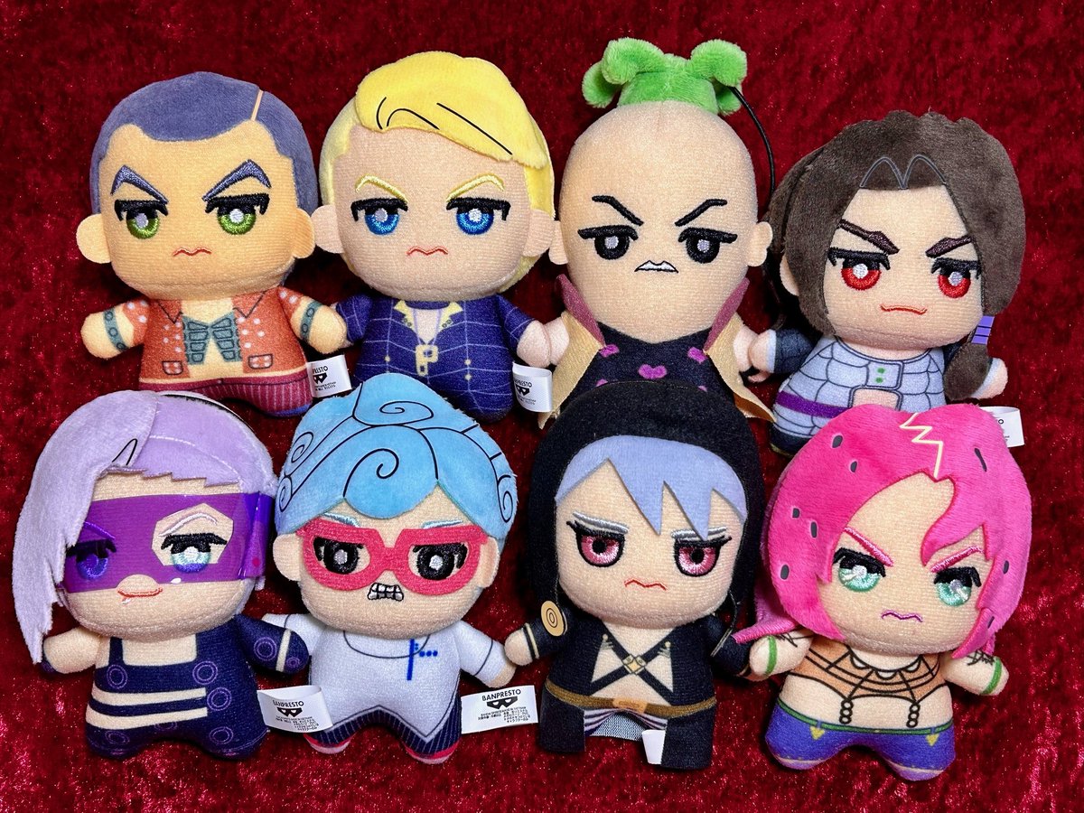 ジョジョの奇妙な冒険 黄金の風 ちみっともぬい vol.3・4 コンプ