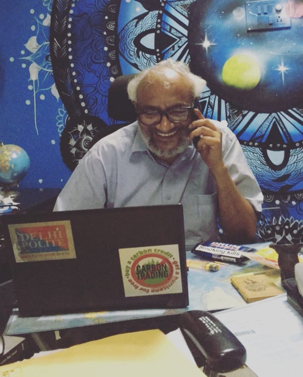 aruna_sekhar's tweet photo. Devastated. The climate movement lost a real champion and I, my guiding light. Dr R Sreedhar supported movements from the ground up with his endless compassion and wisdom, took polluters head on in court, made a just transition real for so many, always advancing a better world. https://t.co/lYqm4FUzcc