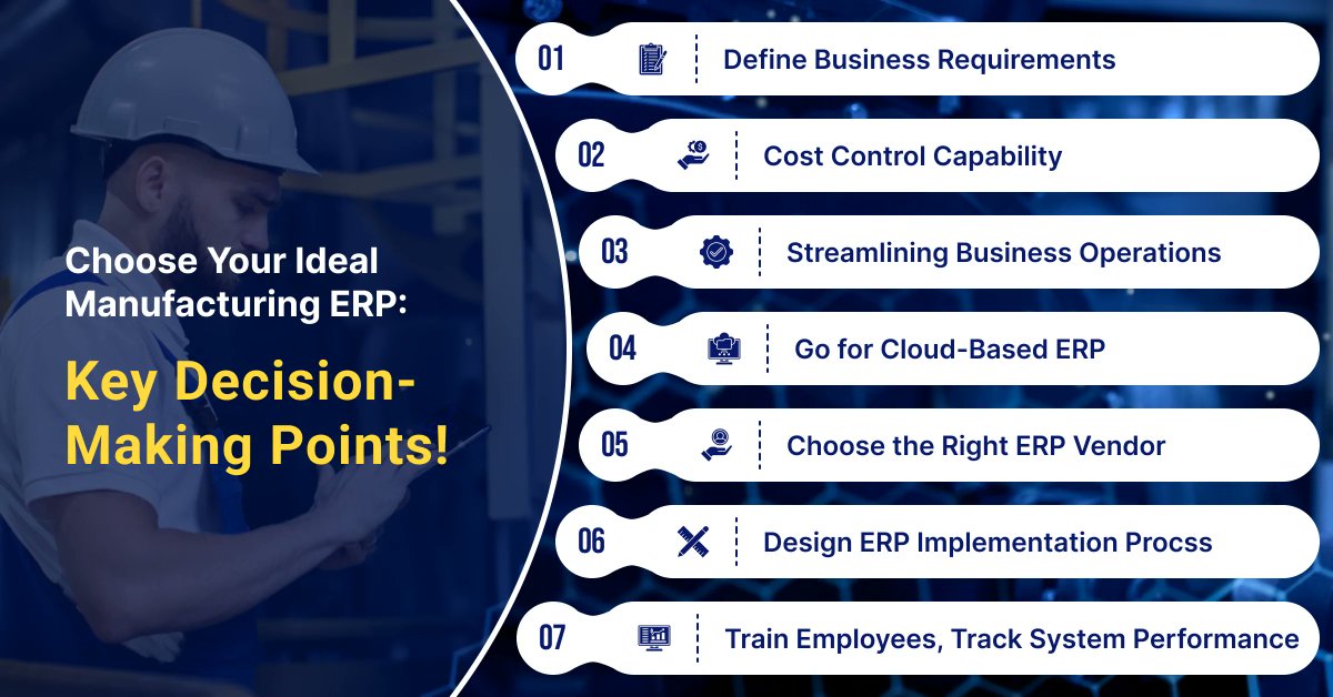 Maximize your business's potential with the right #ERPsoftware!
Delve into our blog (lnkd.in/gquE5WfQ) & uncover the secrets to choosing the perfect #ERP system for the #Manufacturing Industry.
Explore now!
#ManufacturingERP #TechTransformation #mTractionEnterprise #blog