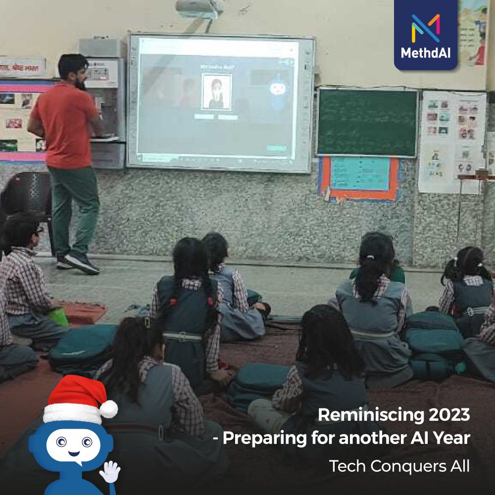 TheMethdAI's tweet photo. In today's world, where everything is connected and technology is advancing, it's important for students to have a strong foundation in education.

2023 was a year of different stepping stones and lessons, setting the foundation right for all our learners.

Together, let's equip our students with the skills and knowledge they need for success in 2024 and beyond. Explore our programs to build a strong educational foundation for the leaders of tomorrow: https://t.co/cKcaoWxgcn

#2023rewind #techconquersall #aifor2024 #aiforstudents #aiforschool #ailearning #aiin2023 #trending #yearrewind #newyearai #explore #methdai #2024aigoals #2024goals