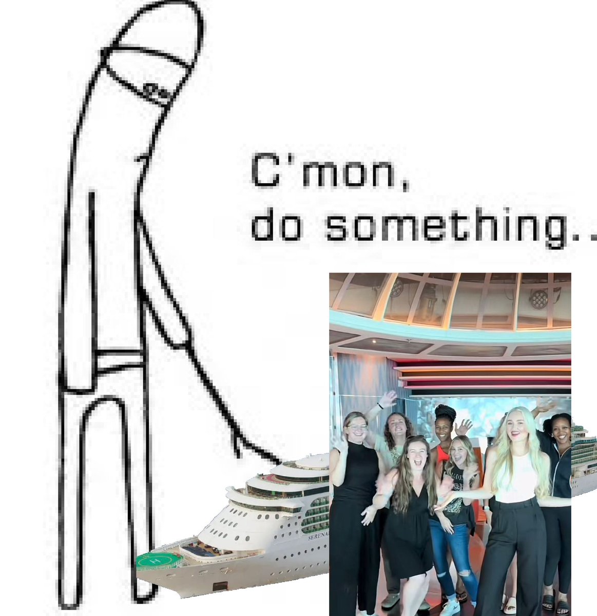 __emia's tweet image. When you get off work and there’s no new Ultimate World Cruise drama