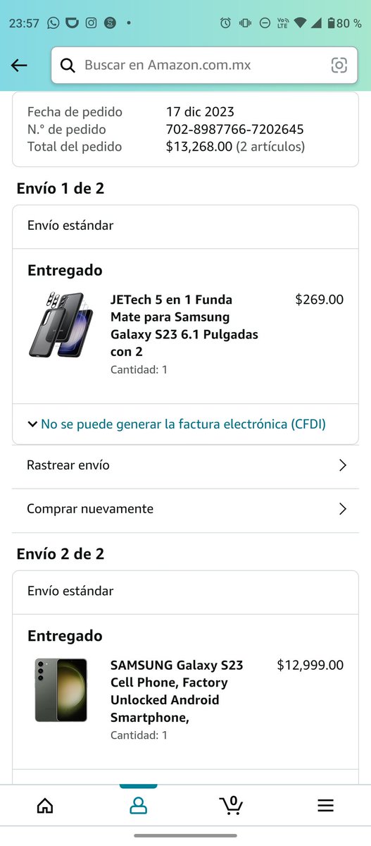 FeragottoMario's tweet photo. @JeffBezos @amazonmex What I was supose to receive https://t.co/DSxipgG8Br