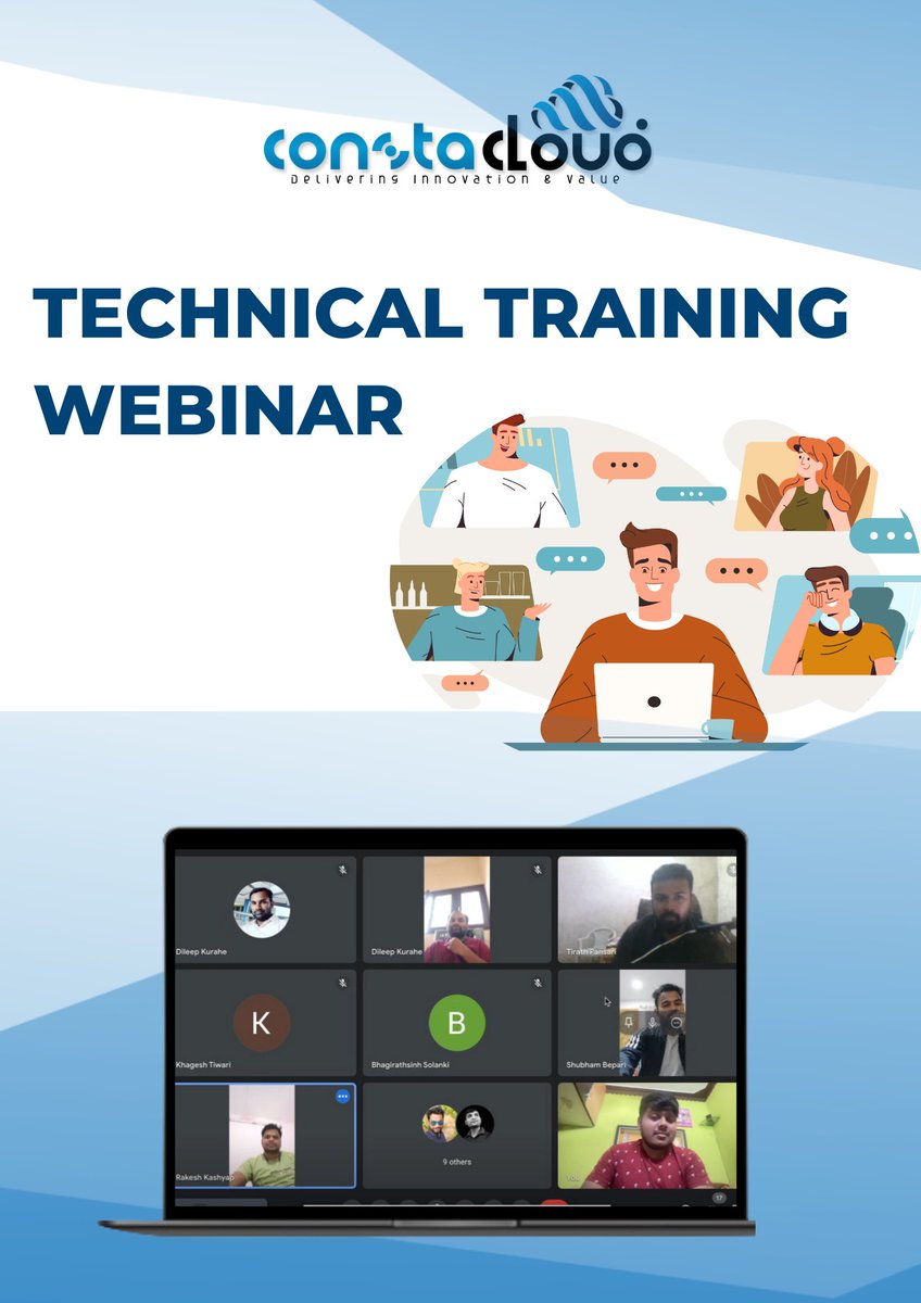ConstaCloud's tweet image. ConstaCloud&apos;s Weekly Tech Webinar fosters collective growth and excellence within our community. Here, every coder&apos;s input matters, challenges become opportunities, and it adds up to their knowledge.💻📈
#TechWebinar #ContinuousInnovation #team #growth