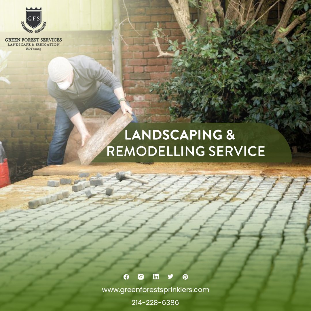 Transform Your Space with #GreenForestSprinklers!🏡 
Looking to revamp your outdoor area? Our team brings over a decade of expertise in landscaping and remodeling, ensuring your garden becomes a stunning retreat.🌹 
👉greenforestsprinklers.com/residential-la…
#ProfessionalLandscapingService