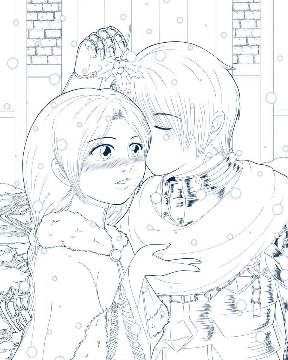 lynearart's tweet photo. White Christmas and Mistletoe #RagnarokOnline #Archbishop #RuneKnight #FilipinoArtist #AustralianArtist #ArtistOnTwitter @MediBangPaint_e @ArtMutuals @Medibangcom https://t.co/PT8AWW6atp