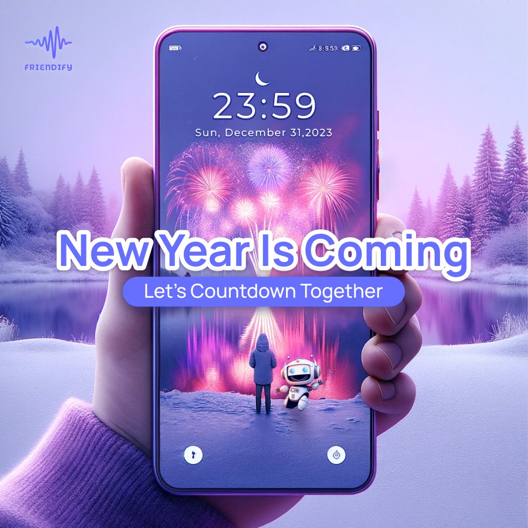 FriendifyGPT's tweet photo. 🎉 New Year Countdown Alert! 

🕒  As the clock ticks away, let's usher in 2024 together. Gather your friends and join the excitement!

#NewYearCountdown #Friendify #Hello2024 
#january #holiday #celebrate  #nature #motivation #newyearsresolution #nye #holidays #happiness https://t.co/NmsnjHQGAB