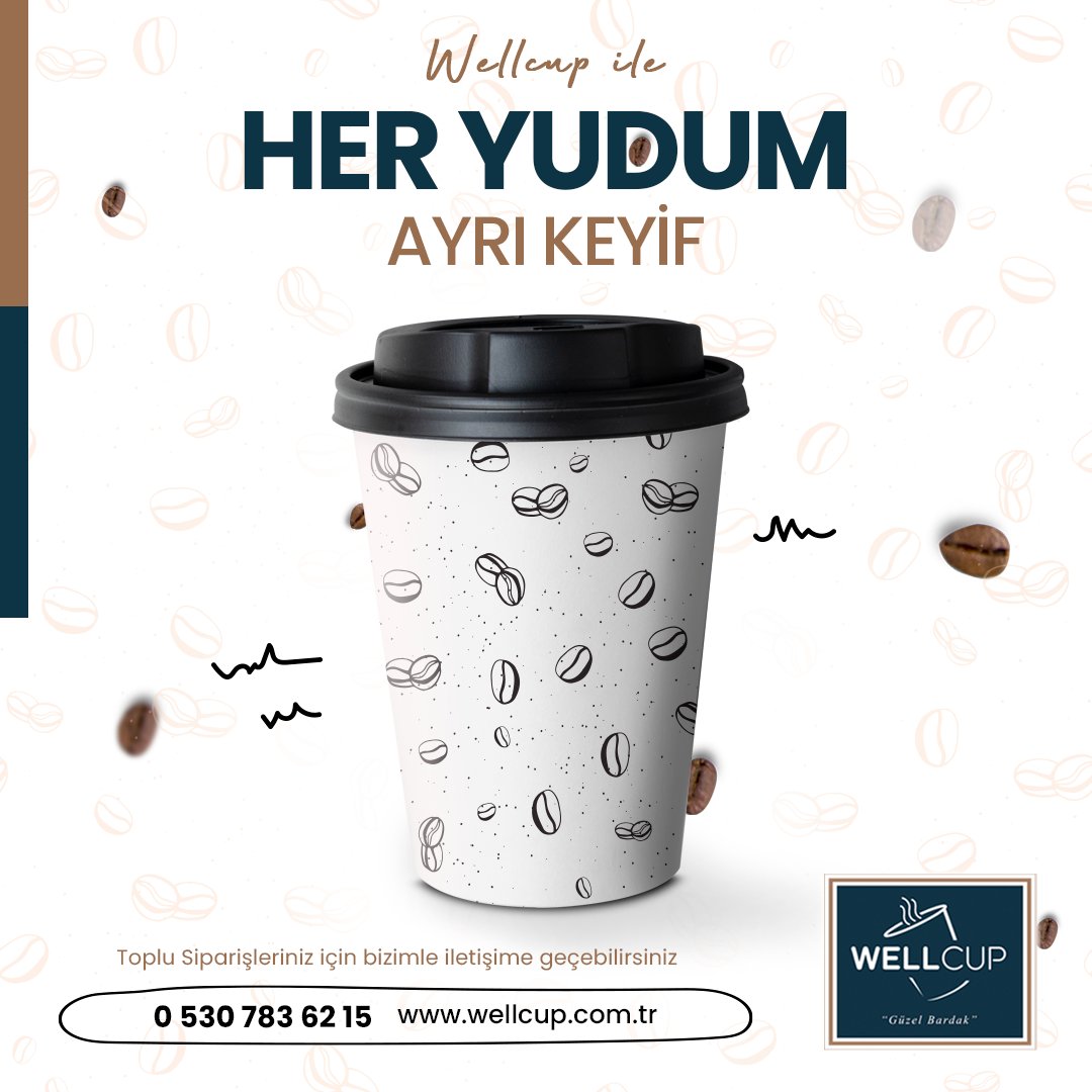 Wellcup ile her yudum ayrı keyif✨

Toplu siparişleriniz için şimdi iletişime geçebilirsiniz
📞+90 530 783 62 15
🌐 wellcup.com.tr

✨
#kartonbardak #kağıtbardak #baskılıkartonbardak #özelbaskı #kullanatbardak #toptanbardak