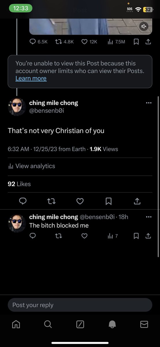 bensenb0i's tweet photo. @8Kair @RonEng1ish I’m dead serious Didn’t even say anything to her other than this tweet https://t.co/7RgWdBM7EZ