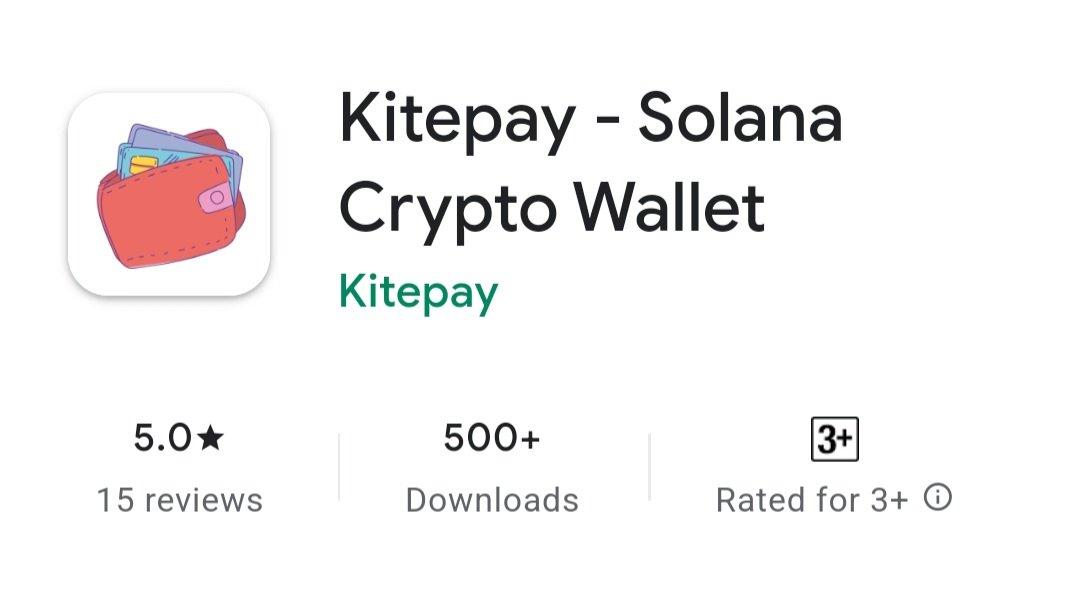 Kitepay Solana Wallet now has 500+ installs on Playstore &amp; 190+ active devices🔥

I'm planning to add new features to the application.

<a href="/kytpay/">Kitepay🪁| Solana Mobile Wallet (5000+ downloads)</a> <a href="/solanamobile/">Seeker | Solana Mobile</a>