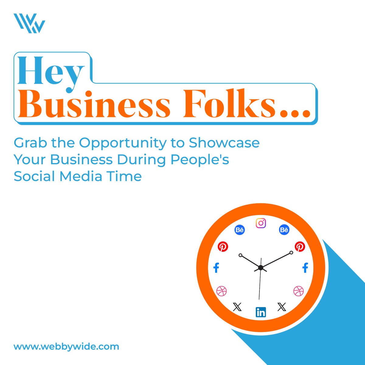webbywide's tweet photo. Connect with Your Audience during Their Prime Time✨

.
.
.
#webbywide #socialmedia #socialmediamarketing #SocialMediaMagic #socialmediaagency #brandawarness #BusinessPromotion #socialmediabranding #businesspromote #marketing #branding #designagency #creativedesigns https://t.co/Huh4BzQax0