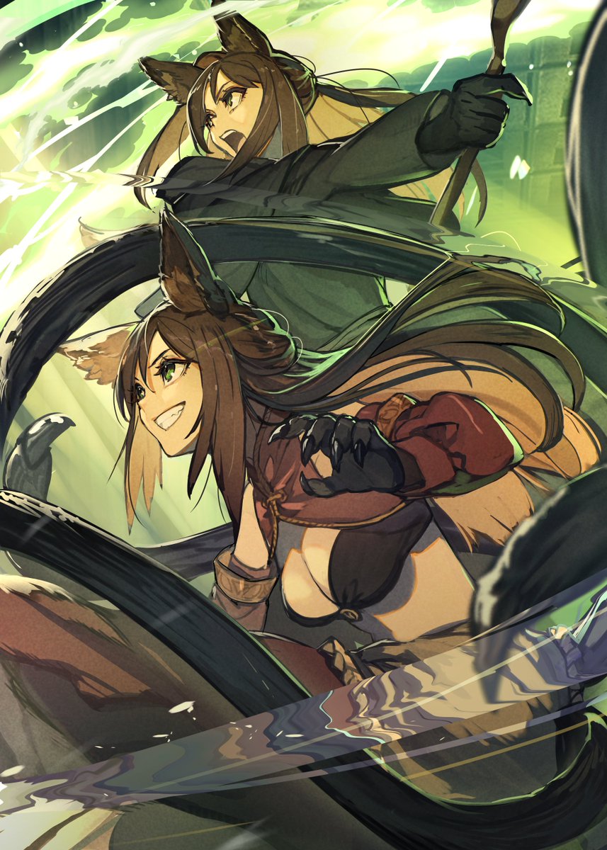 warrior_of_light_(ff14) 「#今年も残りわずかなのでお気に入りの4枚を貼る バトルものが好きなのと、オスを描」|HIDEのイラスト