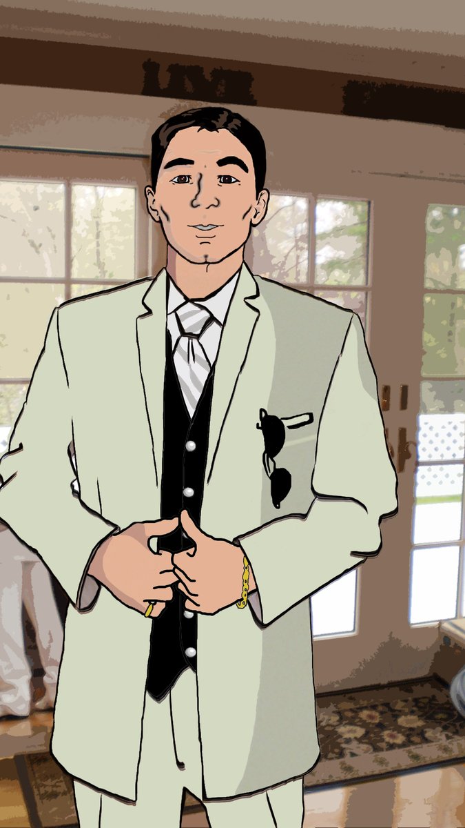 RegalRandy_'s tweet photo. Speaking of Archer: Into the Cold, who remembers when I archerized myself? I illustrated this in photoshop cs3 by hand back in the day!
#archer #archerized #intothecold #regalrandy https://t.co/59hjcMQGCa