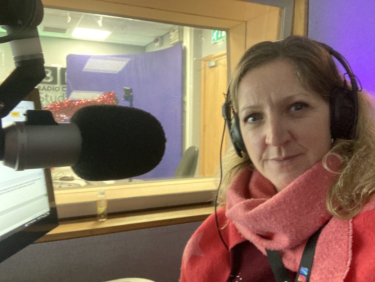 RebeccaLWills's tweet photo. It’s #backtowork for me today - bring you all the latest #news on @BBCCornwall … @ChurchfieldJE and @CornishKennedy are here as well. 
Talking mistaking things this morning - after the #BlackpoolTowerFire turned out to be some orange netting!
#Cornwall #localradio📻 https://t.co/TWC3wX36jE