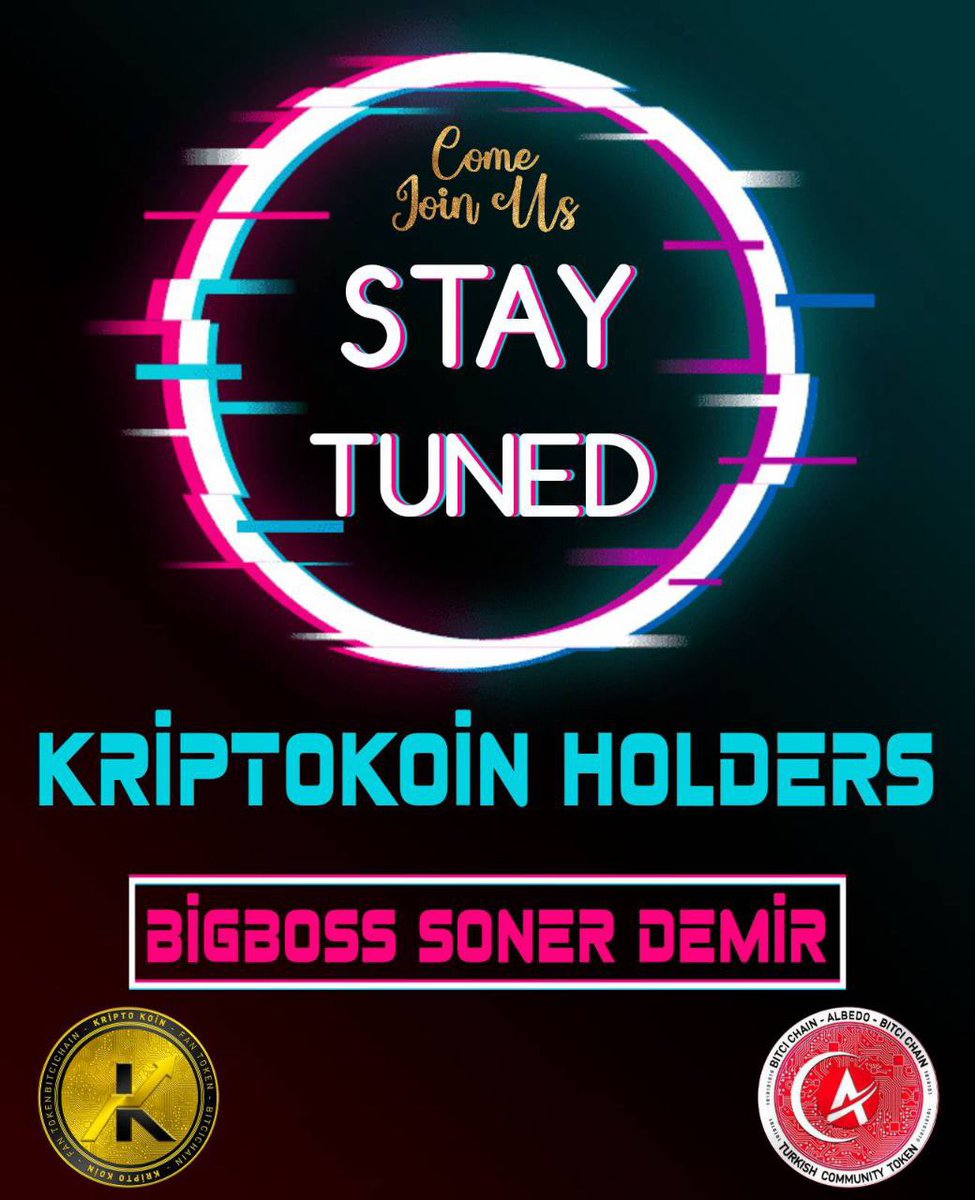 Günaydın
#kriptokoin  Her daim birliktelik içerisin de güzel bir aile platformu adres belli yeni borsa ve oyun projeleri geliyor.Gemi kalkıyor geç kalmayın 🚀🔥🇹🇷❤️
💪🔥
@sonerdemir77 
<a href="/bitcicomtr/">Sagopa Kajmer</a>
<a href="/CoinMarketCap/">CoinMarketCap</a> 
<a href="/XTexchange/">XT Exchange 🚀</a>
<a href="/HuobiGlobal/">火币HTX</a>
<a href="/gate_io/">Gate.io</a>
<a href="/KuCoinTurkey/">KuCoinTR</a> 
<a href="/btcturk/">BtcTurk</a> <a href="/binance/">Binance</a>
