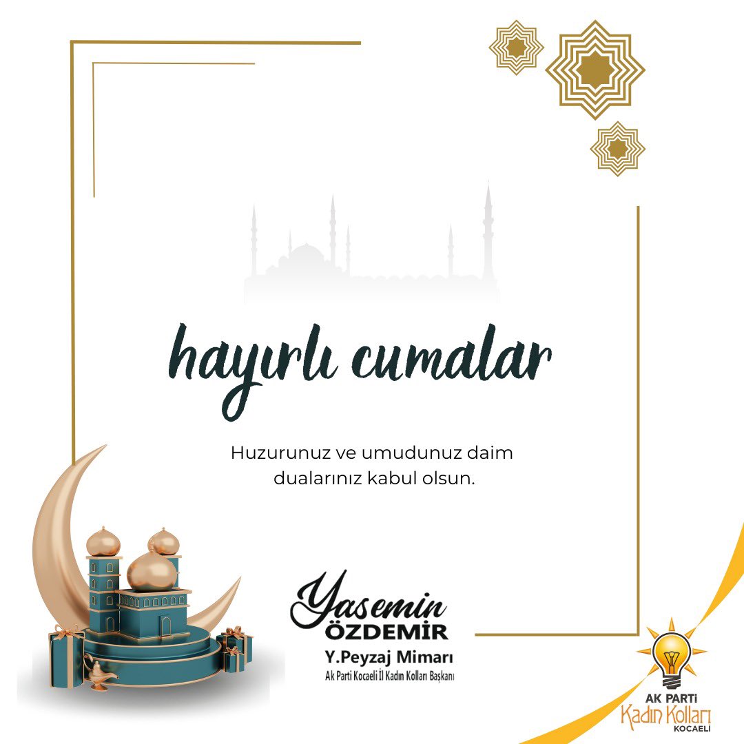 ❝Rabbimiz! Nurumuzu arttır, eksiltme ve bizi bağışla. Şüphesiz Senin her şeye gücün yeter.❞

[Tahrîm Suresi, 8]

Huzurunuz ve umudunuz daim dualarınız kabul olsun.

#HayırlıCumalar