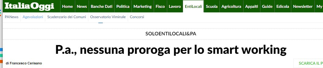 Il #lavoro nella #PA è un “posto figo”, ma talmente figo che lo smart working non è cool e per attivarlo nella PA occorre avere il cool di qualche dirigente capace e intelligente che lo comprenda e lo attivi.