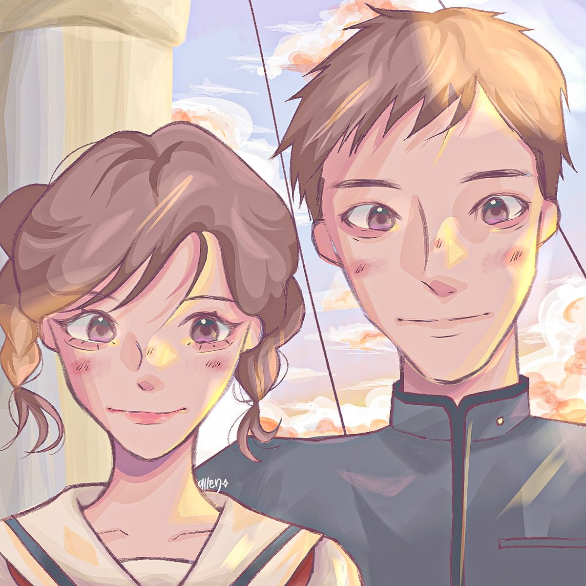 #FromUpOnPoppyHill #StudioGhibli
#ArtistOnTwitter ☁️☆