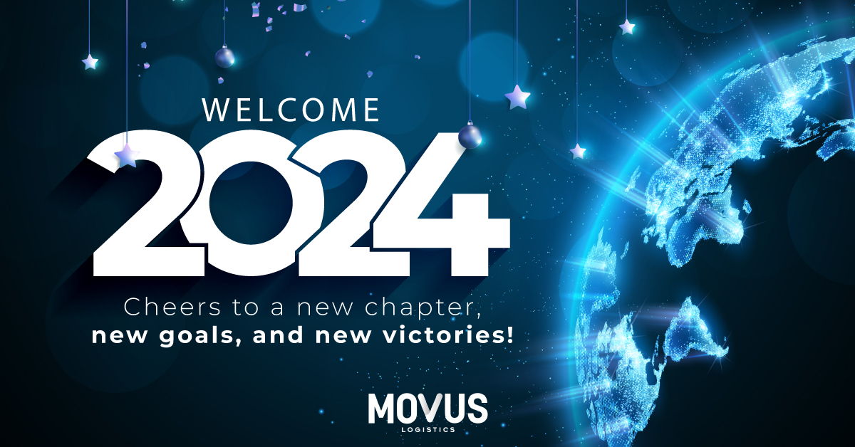 MovusLogistics's tweet photo. Cheers to a new chapter, new goals, and new victories! 🥂🌟

Movus is thrilled to welcome 2024 with gratitude and determination.
Here's to more milestones, more success, and a future filled with limitless possibilities!

#Movus2024 #NewBeginnings https://t.co/7eMAIBghbA