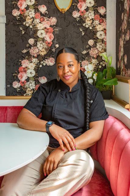 Introducing this year’s first speaker!! 
<a href="/shenarrigreens/">chef shenarri greens</a> 
Go check out her bio on our Instagram @tedxwakeforestu ‼️