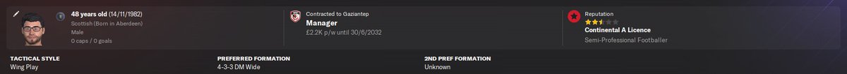 TheFBHPodcast's tweet photo. The Enigma that is Jimmy Broadfoot his career so far on Football Manager. Can Wolfgang Hess compete with this Eastern SC Legend!
#footballmanager #FM24 #easternsc #Scotland #JimmyvsWolfgang https://t.co/4BYy5zGp9J