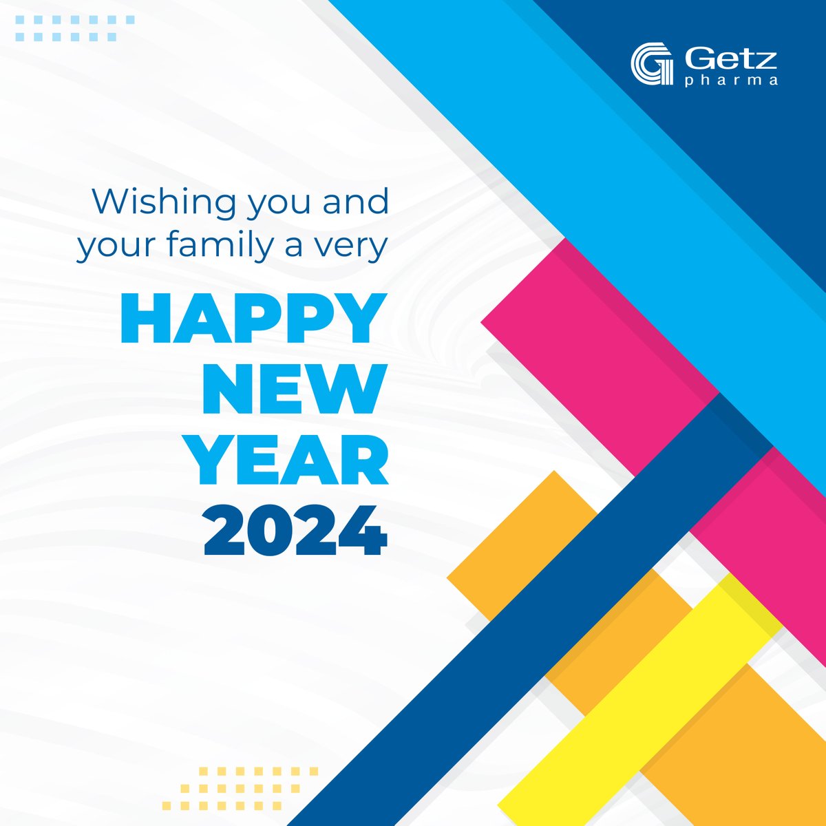 Getz Pharma wishes you all a joyful New Year filled with happiness, good health and endless possibilities! #GetzPharma #HappyNewYear #2024