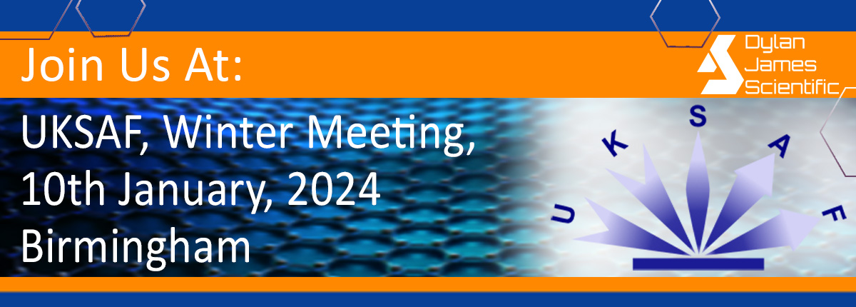 Looing forward to taking part at #UKSAF not long to go.
See you 10th Jan, 2024, Birmingham. We shall showcase how we are growing our product and services portfolio.

#surfacescience