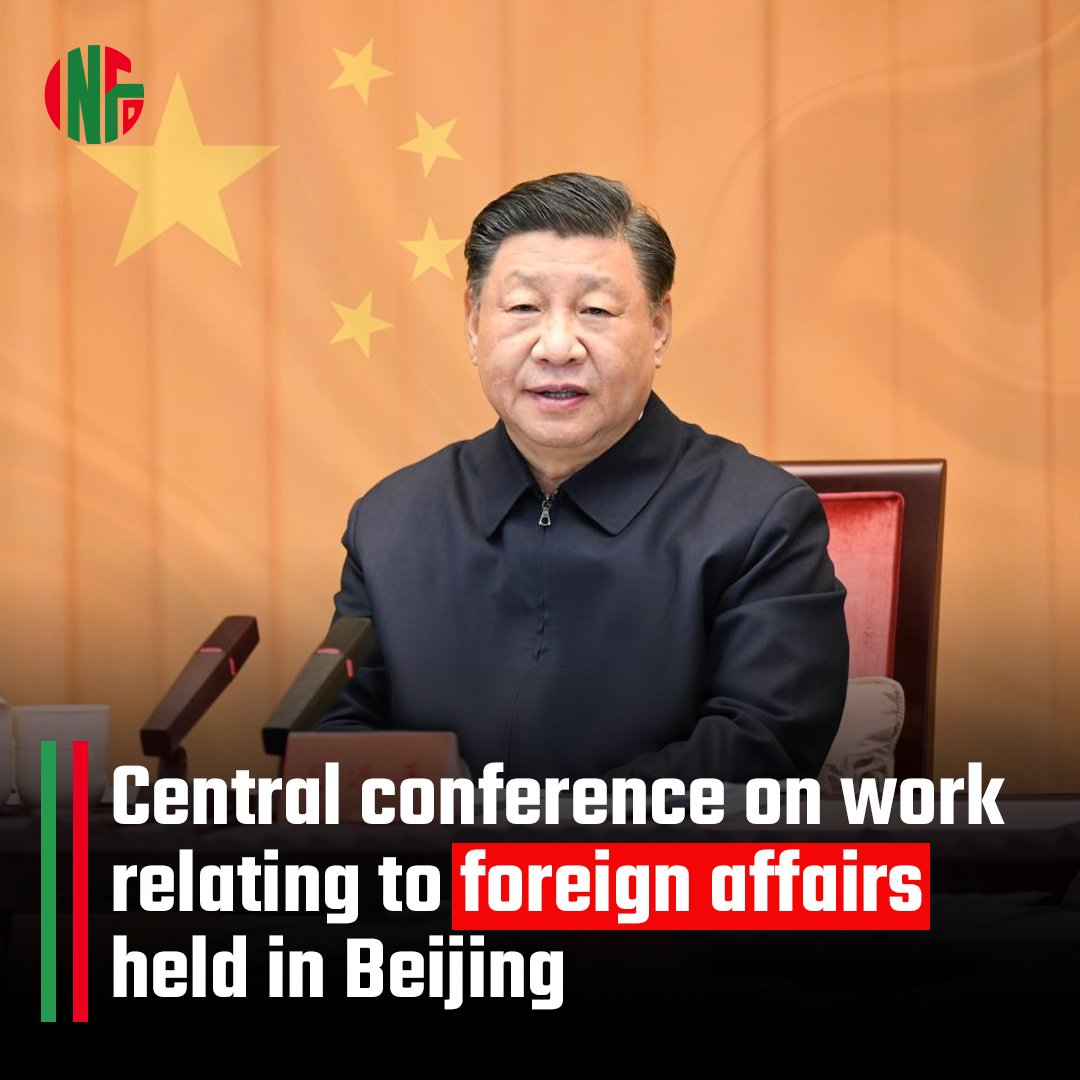 President Xi Jinping addresses Central Conference on Foreign Affairs in Beijing, offering a profound review of China's diplomatic achievements and outlining strategic plans for the future. Key leaders attend to shape the nation's global trajectory. #ChinaDiplomacy #XiJinping