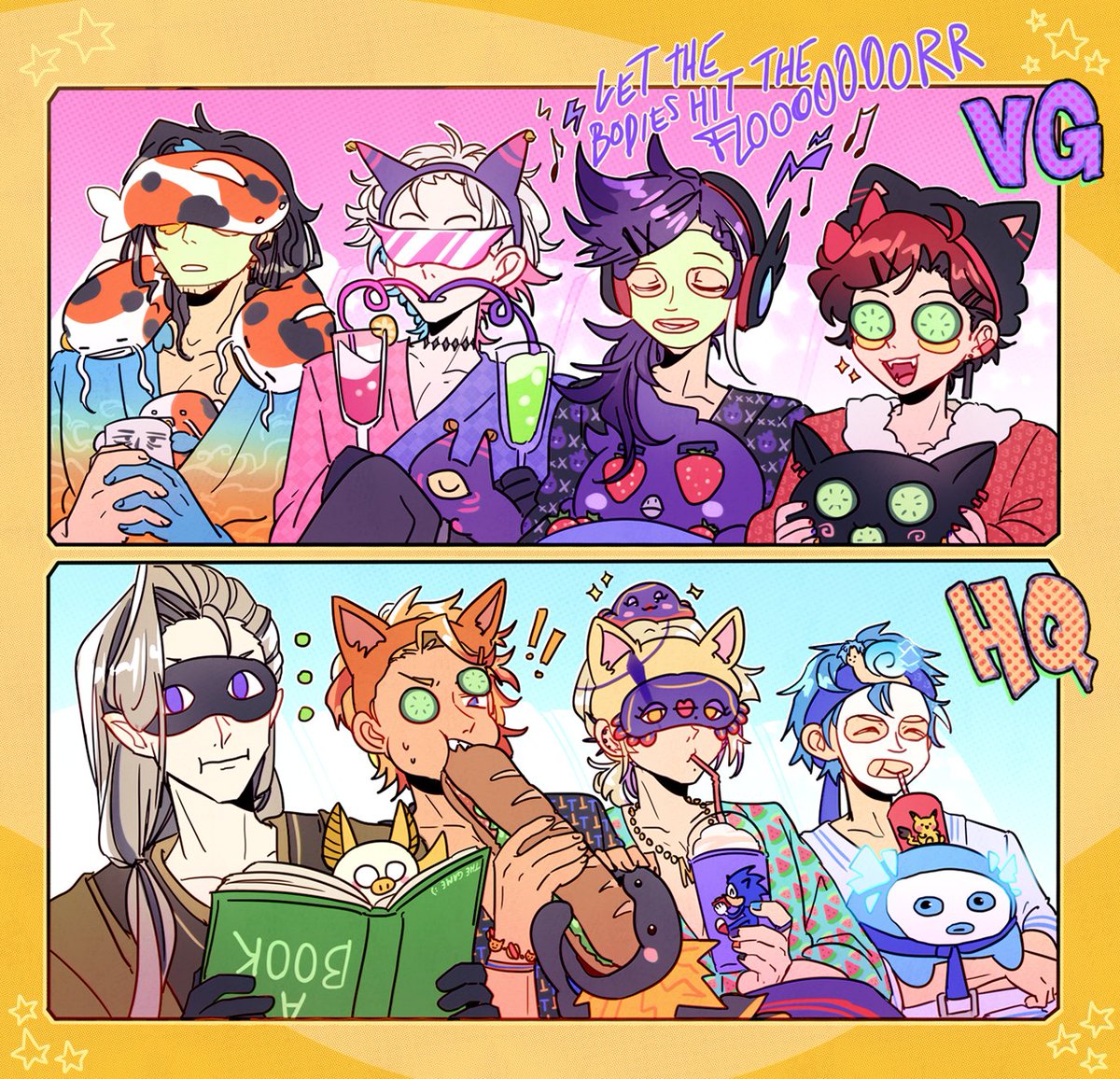 finished this old art of tempus having a spa day because it still makes me laugh