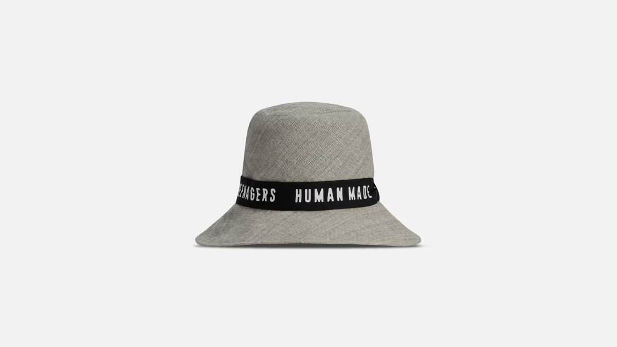 JUNG HOSEOK HUMAN MADE • paper hat LOUIS VUITTON • wide carpenter 