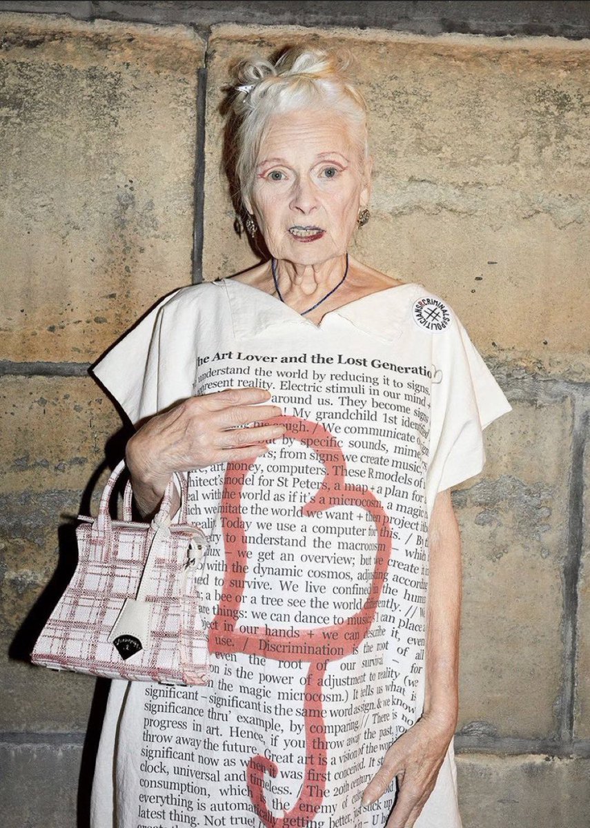 One year ago today the world lost Vivienne Westwood - May She Continue to Rest in peace🕊️