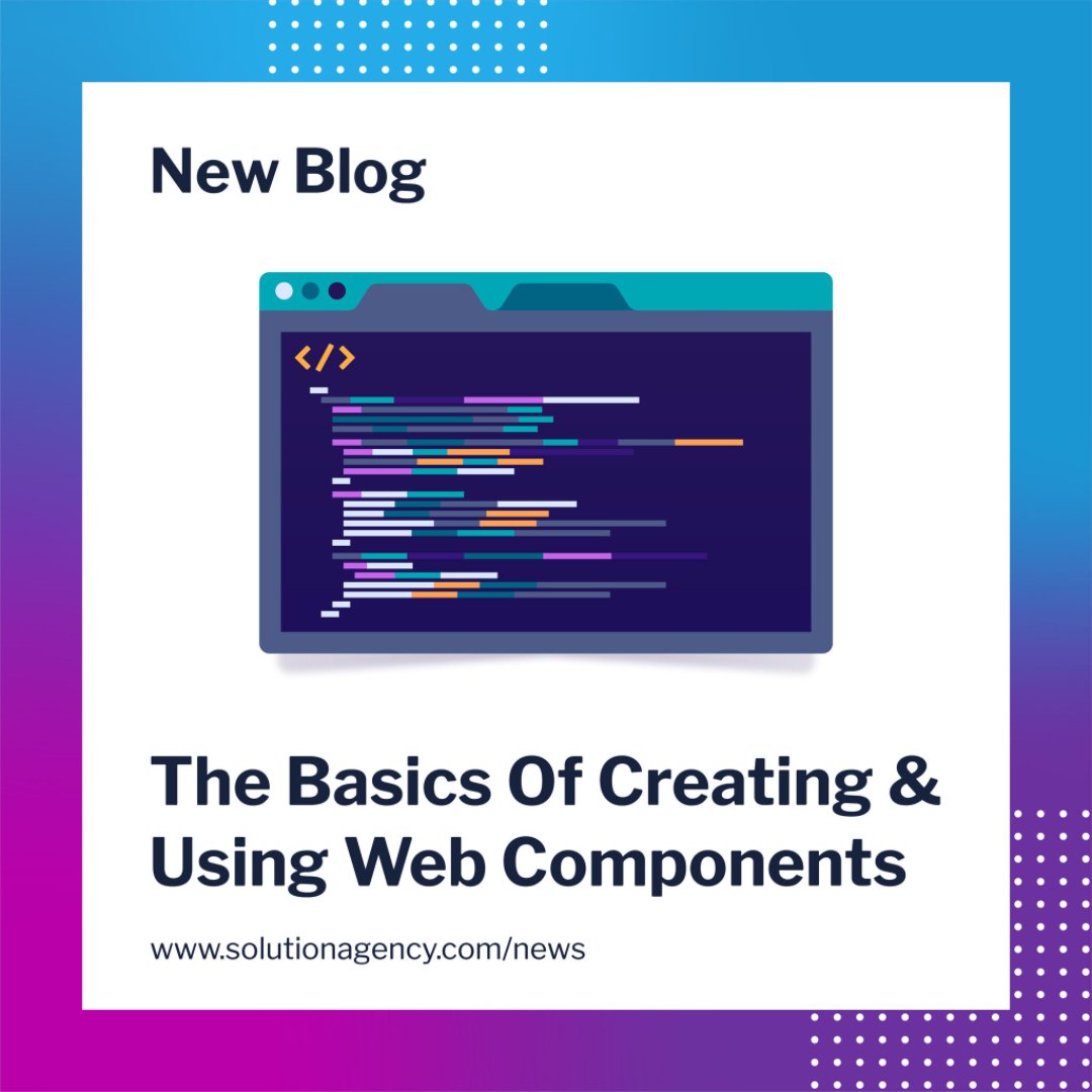 S0lutionAgency's tweet image. Discover the basics of using and creating web components in Solution Agency&apos;s most recent blog!

Read it on our website: bit.ly/3GZTHre 

#WeHaveASolutionForThat #ThinkOutsideTheBox #LiveToSolve #SolutionAgency #ecommerce #cincinnati #webdevelopment #contactus