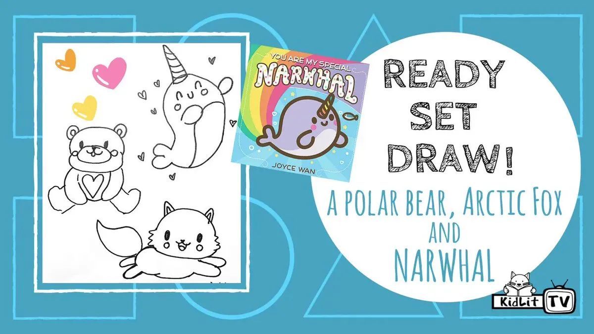 KidLitTV_NYC's tweet image. ❄️#FanArtFriday winter fun!❄️ @joycewanbooks has some friends for you to draw from YOU ARE MY SPECIAL NARWHAL including a polar bear, an arctic fox, &amp;amp; a narwhal. Join the fun here &amp;amp; show us what you make using #ReadySetDraw! buff.ly/47b4HMY @Scholastic @ScholParents