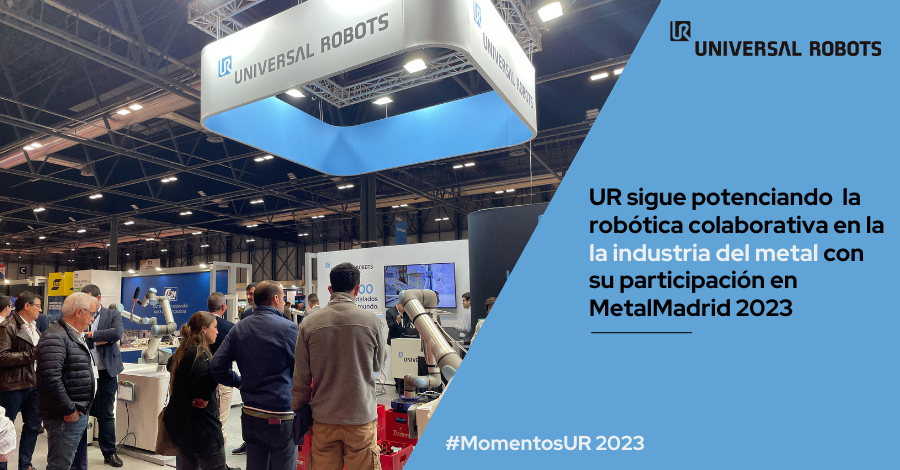 UR_Iberia's tweet photo. 9⃣ No fallamos en nuestra cita de referencia para la industria del metal: #MetalMadrid23. La feria nos sirvió para conectar con más de 400 profesionales del sector y seguir potenciando la automatización en la metalurgia.   ▶️ https://t.co/MYtelBFHGy
#Roboticacolaborativa #UR https://t.co/jBtiBs9oio