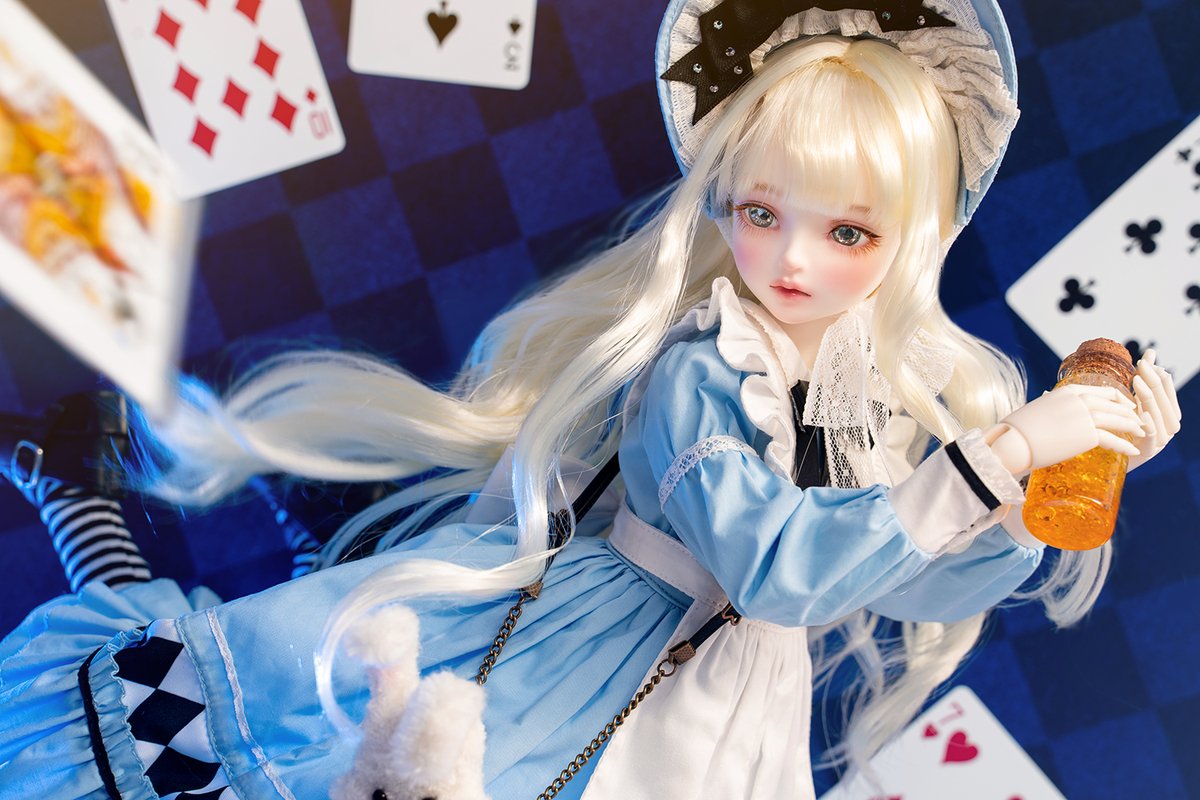 Cuddle a Fluffy 福寿ドール 不思議の国のアリス合皮バッグ