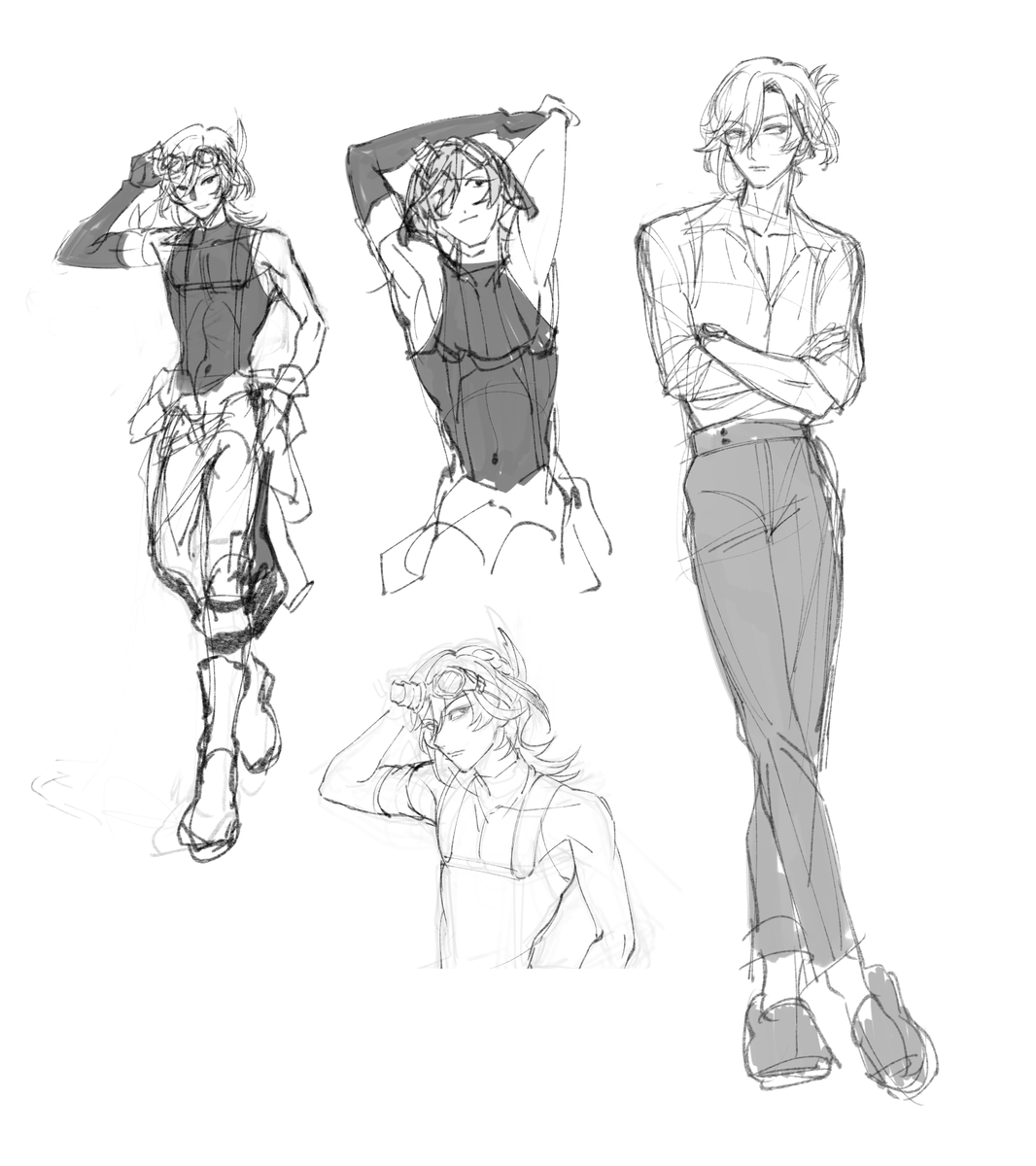 I find it funny how the sight of mechanic kaveh collectively woke up all his fans and compelled everyone to draw him (even successfully pulling ME out of a several months long art slump)