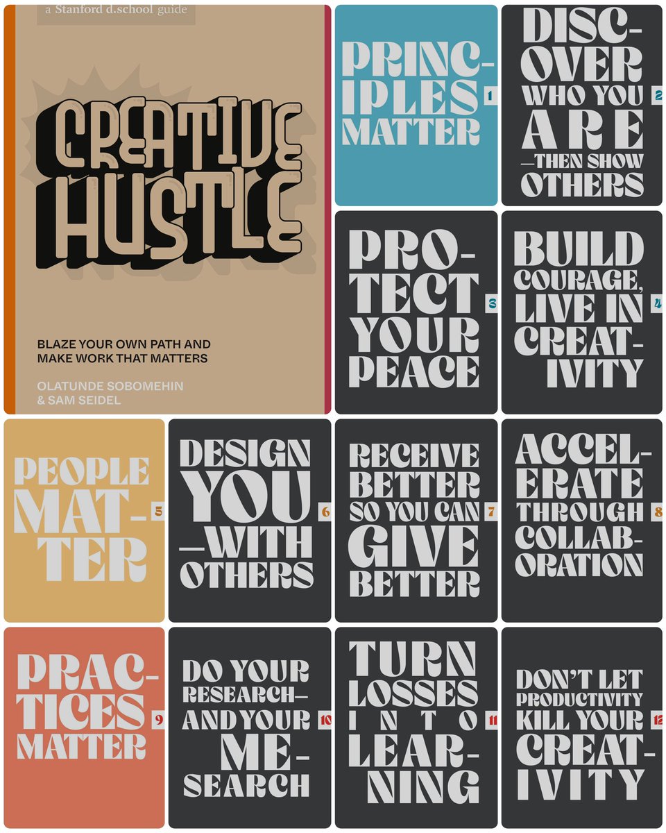 Creative Hustle! -> the unprescribed process, outside and inside of institutions, beyond mere survival, where our best #innovation lives A fantastic book by @CoachTunde and @husslington at @stanforddschool linkedin.com/posts/kumli_in… #design #purpose