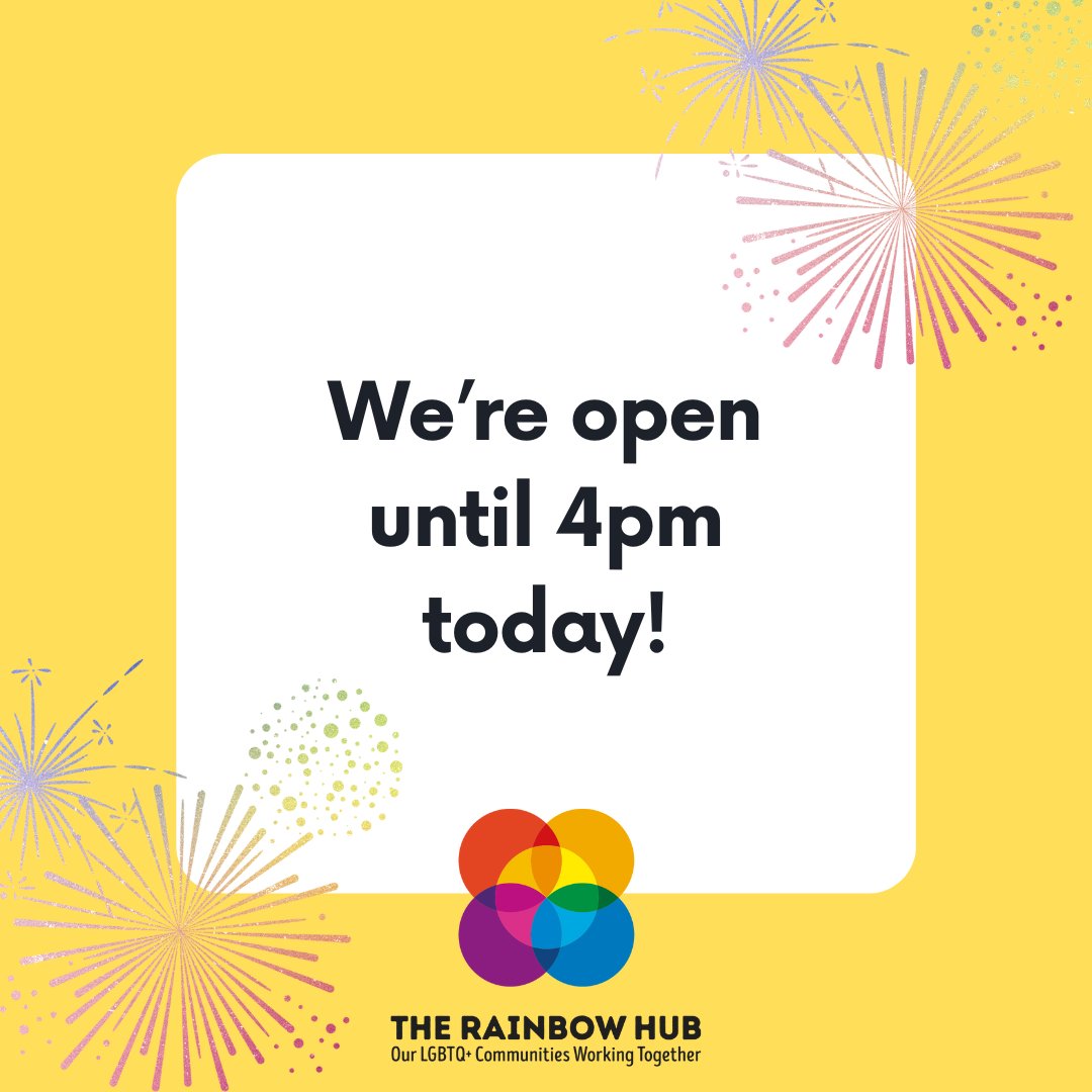 hub_rainbow's tweet photo. We're open until 4pm today. You can reach us by phone, email, or by dropping into see us at the Ledward Centre! 

report@therainbowhubbrighton.com https://t.co/4oxUoJiEtU