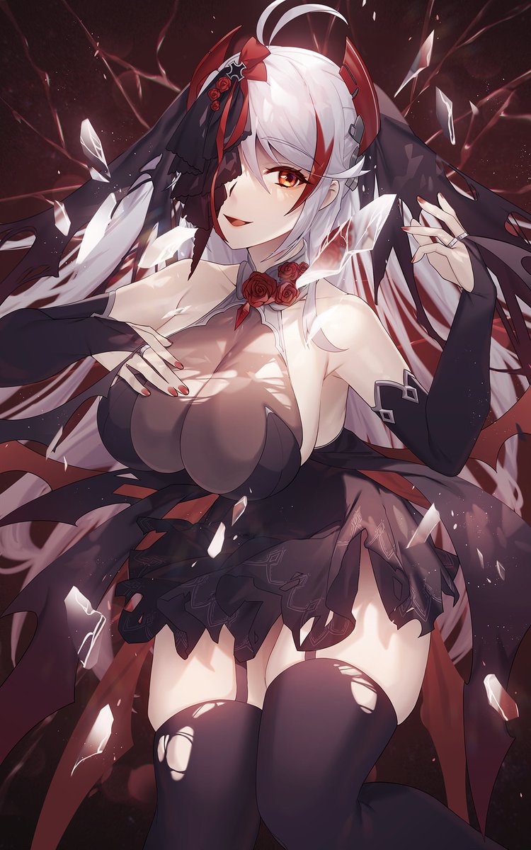 アズレン「#2023年自分が選ぶ今年の4枚アズレンから～なんとか4枚描けてた 」|酩酊ろっぱのイラスト