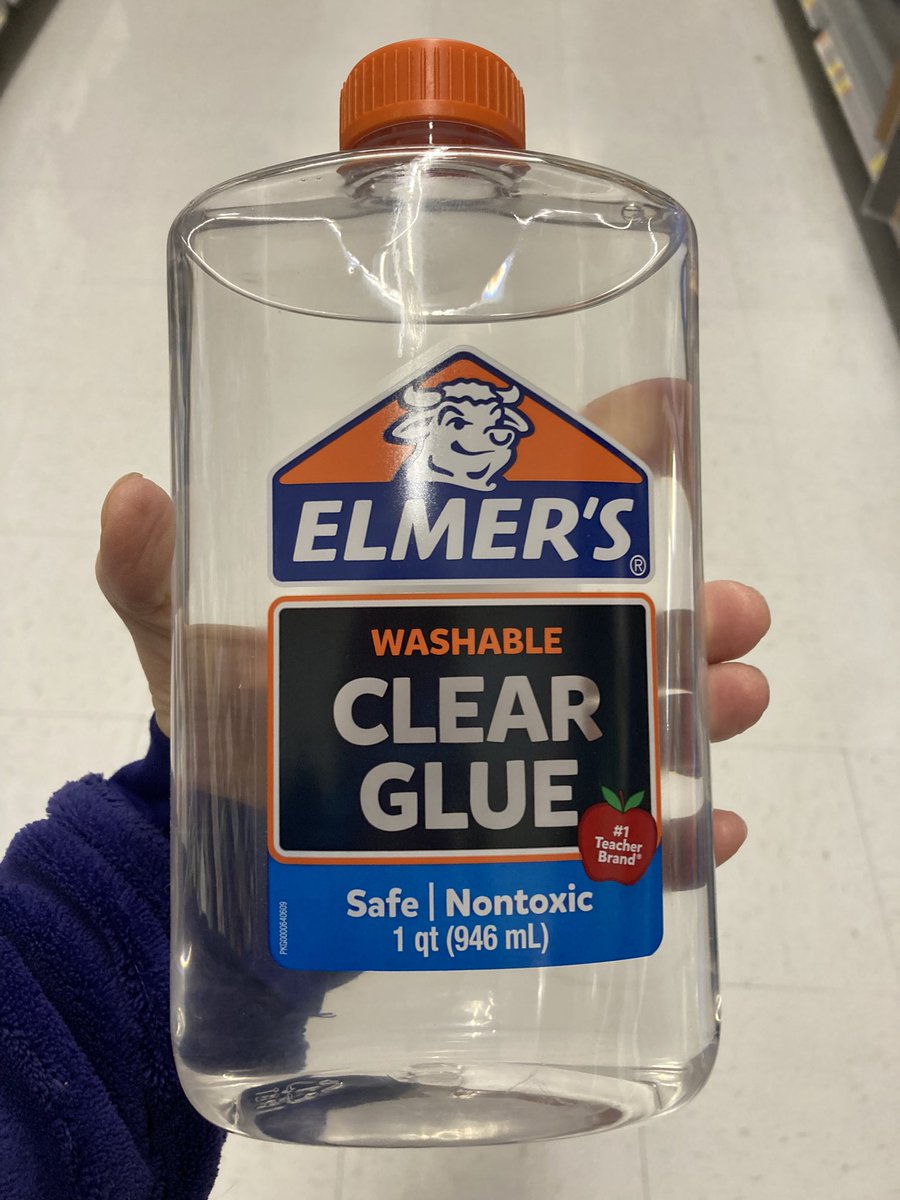 You know you’re a grandma when you’re at Walmart at 7 AM buying clear glue in bulk 😂😂