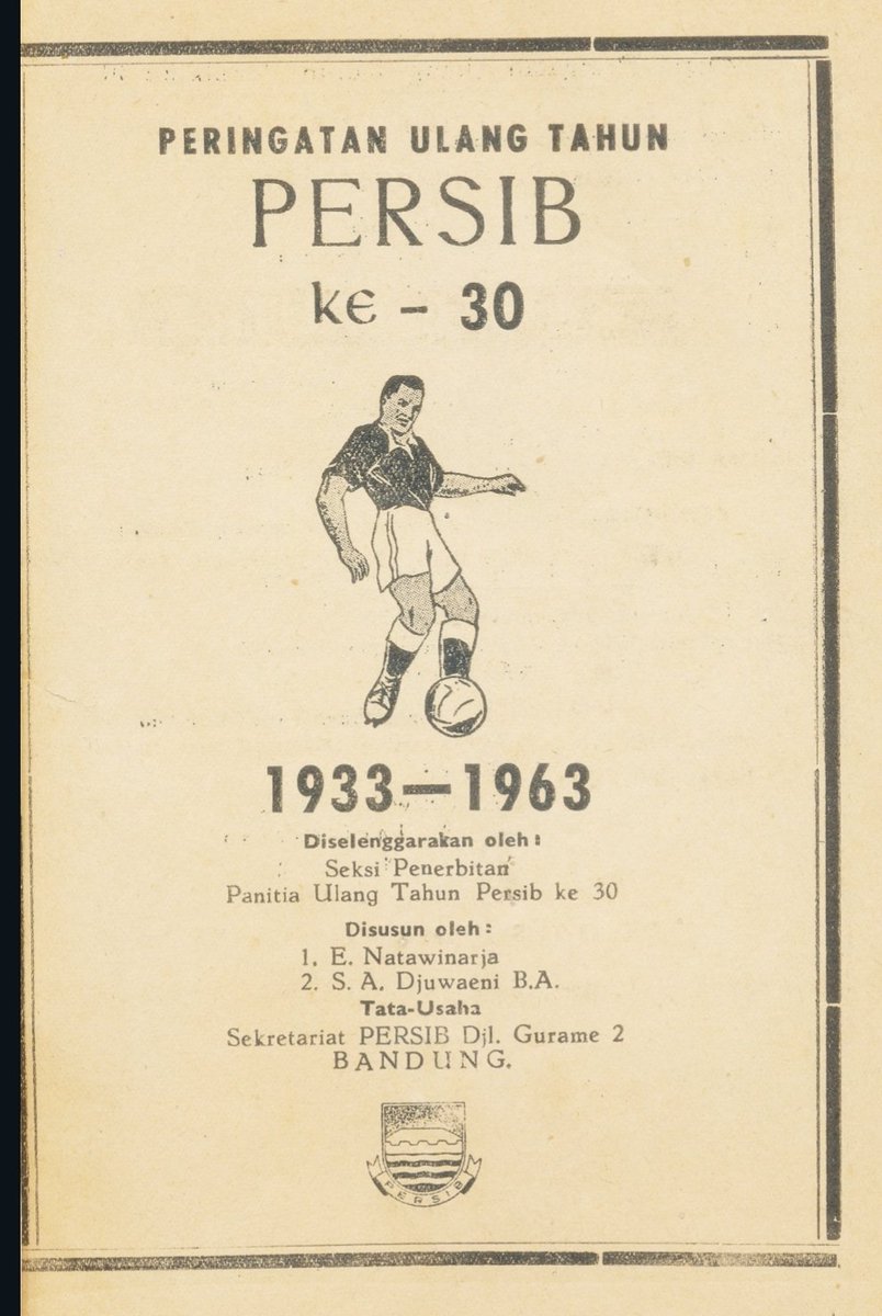 Mah5Utari's tweet photo. Bilih di drive google si @persib hese/overload kadieu we:

https://t.co/m3sdX5xJcr

Aya bonus buku persib 25thn, 30thn &amp; koran Sipatahoenan 19 Maret 1934

Klo ada data/dokumen yg bisa dimasukin nanti menyusul diupload ke folder tab, jd SEMUA BISA AKSES/BACA😇 https://t.co/ayYAdwtsK8