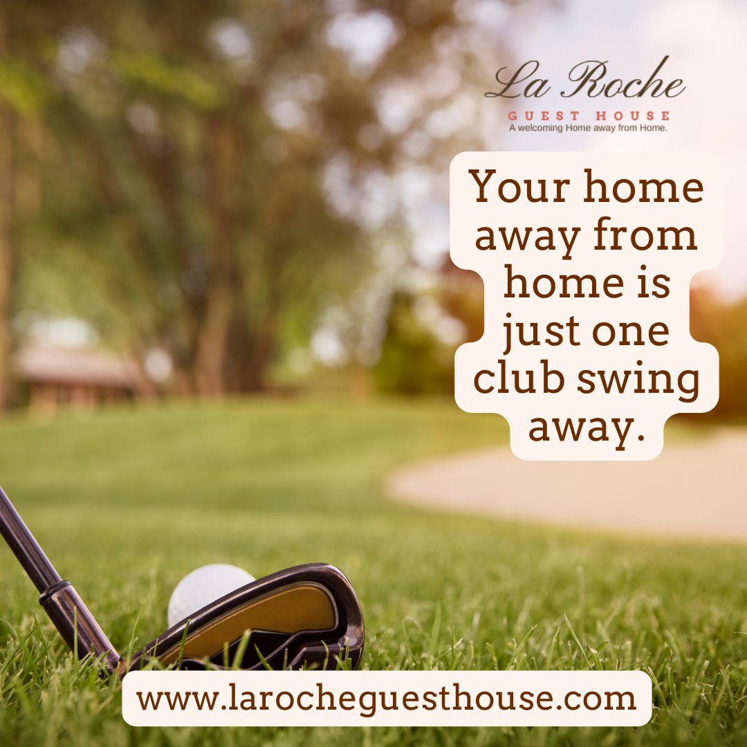 Join us for a unique golf #vacation experience at #LaRocheGuestHouse in Cape Town. Improve your #golfskills with PGA-qualified coach Jolyon Proudman while enjoying stunning views of Milnerton. Book at +27(0) 21 555 2210 to participate in our #GolfTours. 
#golfinginthecape