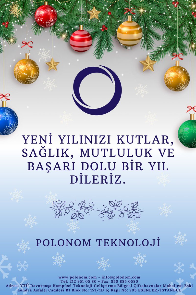 polonomrobotics's tweet image. MUTLU YILLAR! 🎉 #polonomteknoloji