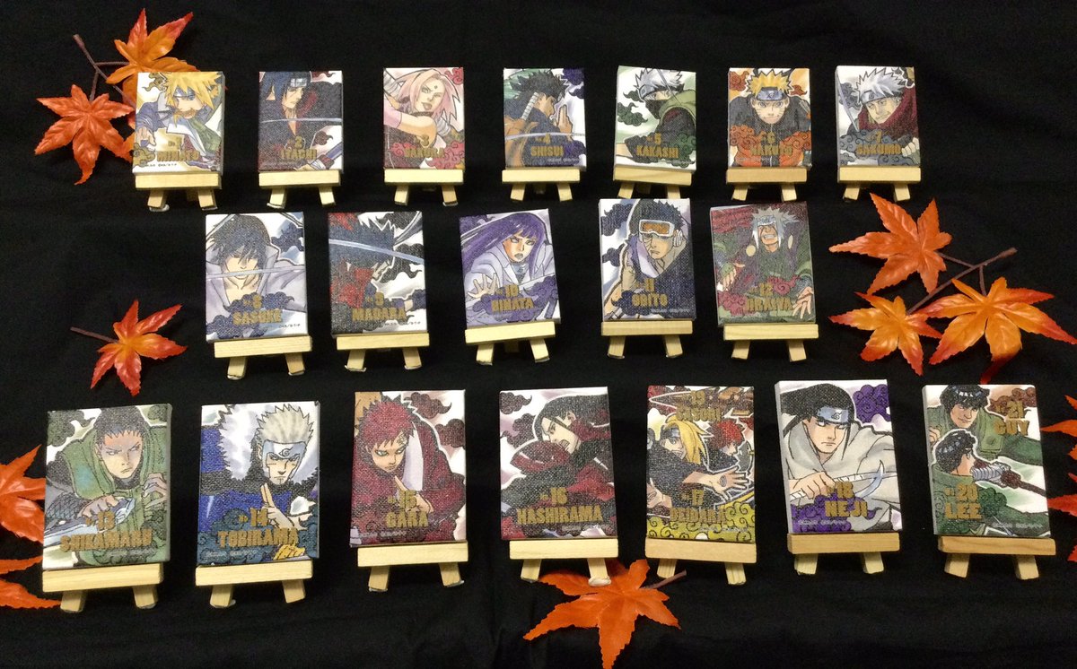 原宿会場/商品情報】「トレーディングミニキャンバスボード NARUTOP99