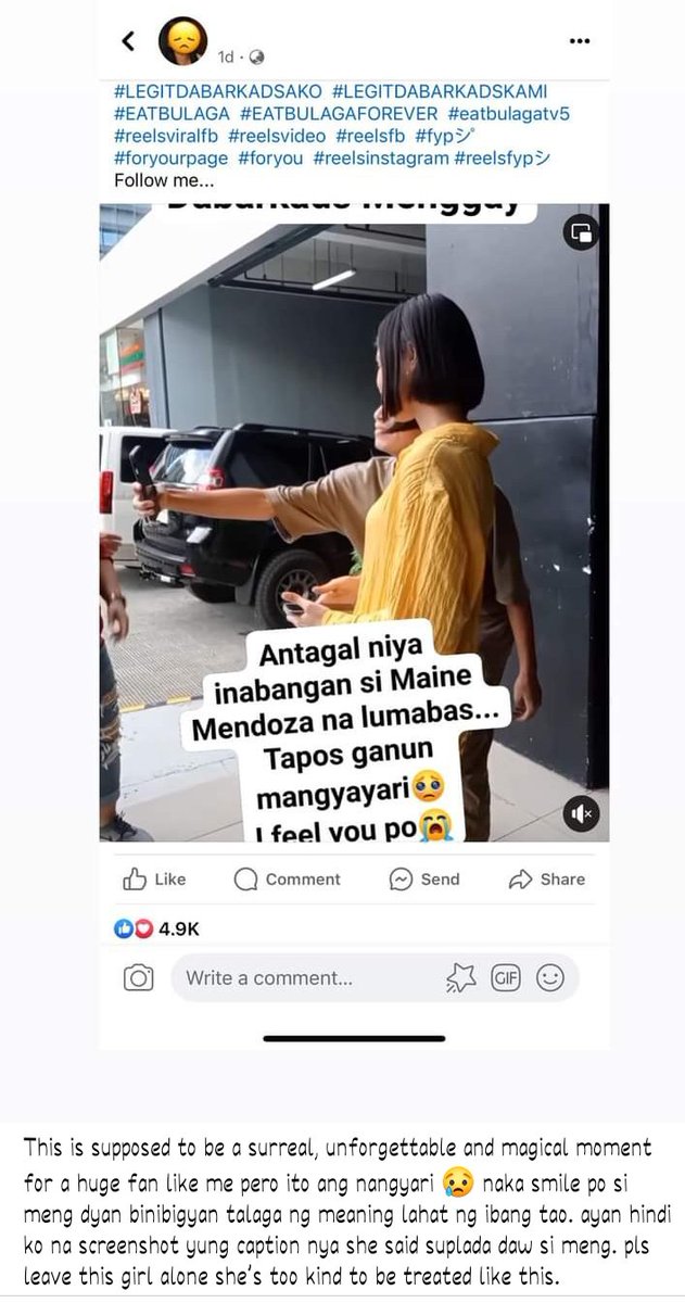 mainernimaine's tweet photo. Thank you Kuya sa paglinaw at pagtanggol mo kay @mainedcm 💛 

Grabe yung iba kung makapang husga kahit wala naman sila sa sitwasyon na yun dun sa nag post sa FB ano kumita ka na ba sa kaka reels mo kahit mali- mali naman ang pinopost mo 🙄 

#MaineMendoza
#MaineMendozaAtayde https://t.co/i8UZzXBpyv