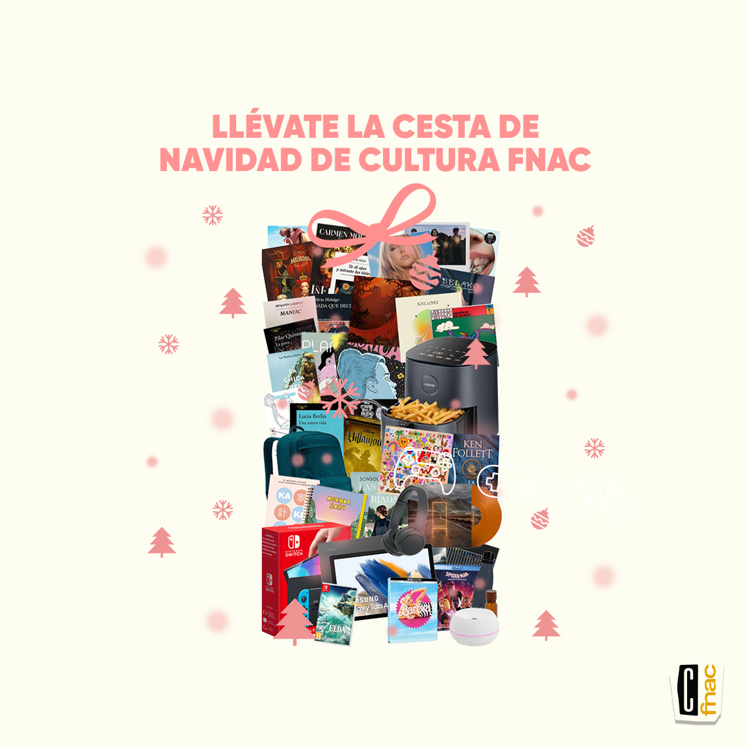Fnac_ESP's tweet photo. 🎄SORTEO🎄
¿Quieres ganar la cesta de Navidad de Cultura Fnac con más de 45 premios? 
✅Sigue a @culturafnaces 
✅Rellena los campos en el link
✅Comparte para manifestar buena suerte

Anunciamos resultado el 10/1.
Participa: https://t.co/eMqxXxzVuX https://t.co/zg2ZZKO8Ge