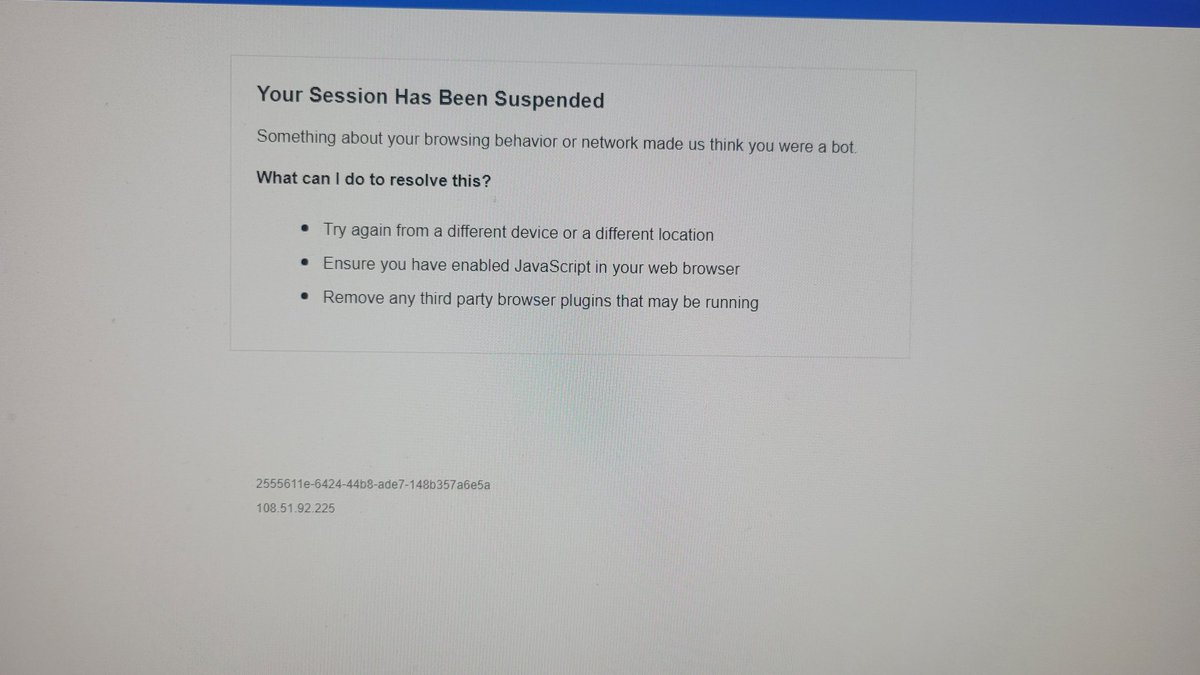 Din1memon's tweet photo. Idk how yall be going to concerts often buying tickets is literally always a bad experience. Why ticket master think I'm a bot for just browsing tickets https://t.co/QbxoAfLR8H