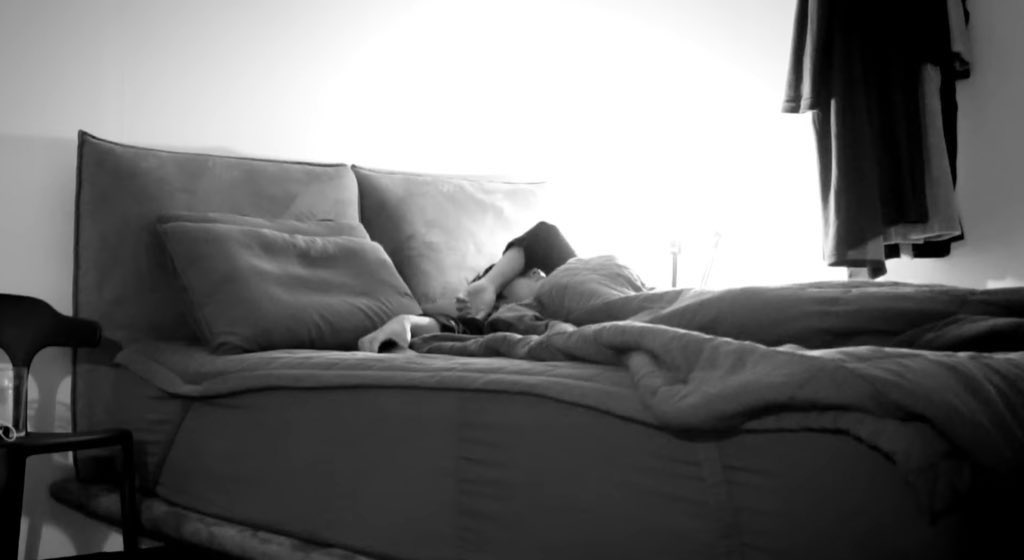 usually sleeps on the right side then the other on the left side of the bed okayyy